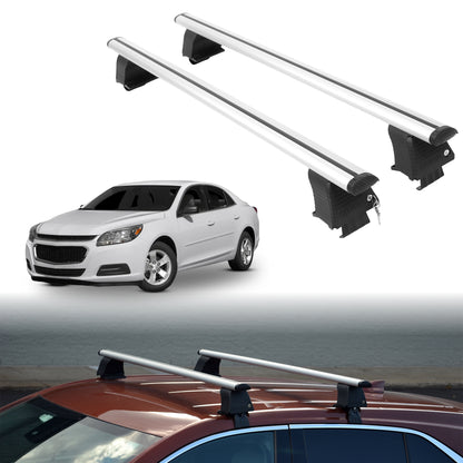Roof Rack Crossbars for Chevrolet Malibu 2013-2015 - Silver
