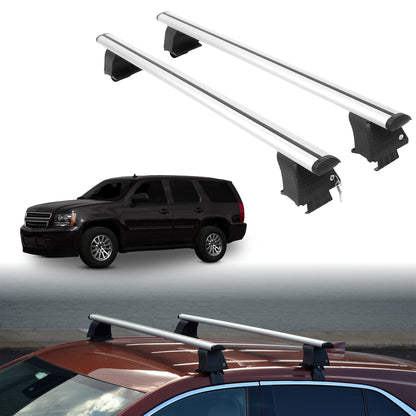 Roof Rack Crossbars for Chevrolet Tahoe Hybrid 2008-2013 - Silver