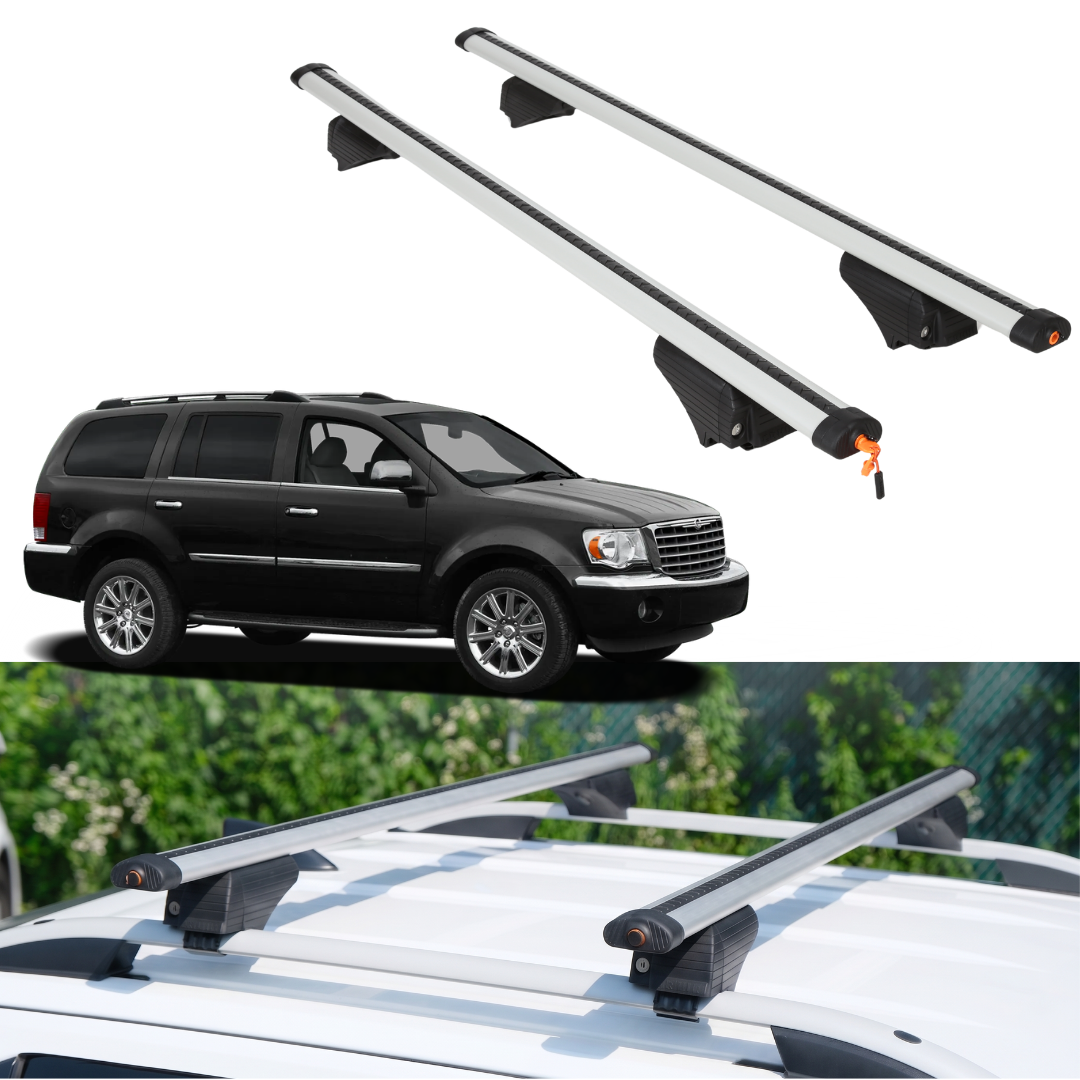 Roof Rack Crossbars for Chrysler Aspen 2007-2009 - Silver