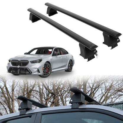 Roof Rack Crossbars for BMW M5 2025-2026 Fits Naked Roof - Black