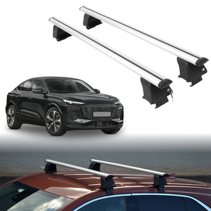 Roof Rack Crossbars for Audi Q6 e-tron Sportback 2025-2027 - Silver