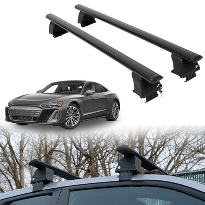 Roof Rack Crossbars for Audi S e-tron GT 2025-2026 Fits Naked Roof - Black