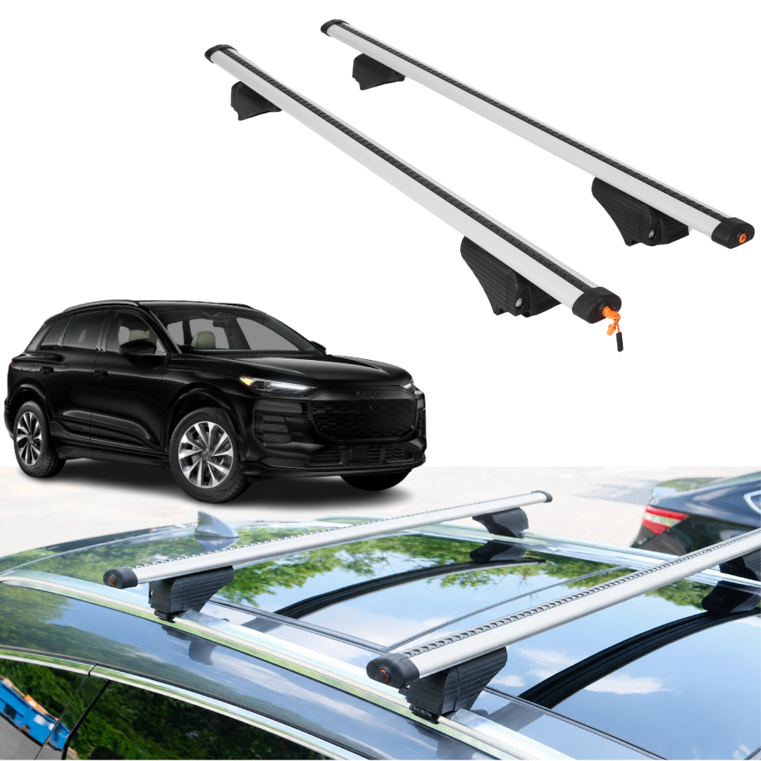 Roof Rack Crossbars for Audi SQ6 Sportback e-tron 2025-2027 - Silver