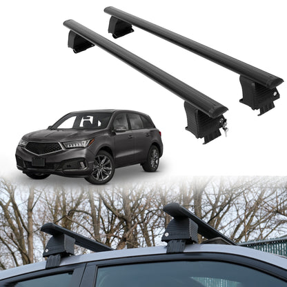 Roof Rack Crossbars for Acura MDX 2014-2020 Fits Naked Roof - Black