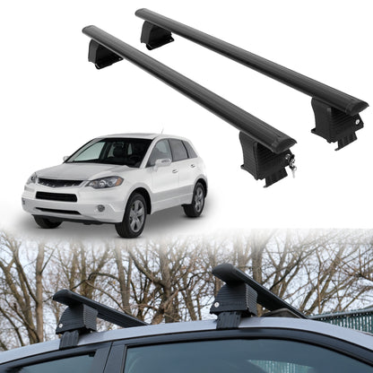 Roof Rack Crossbars for Acura RDX 2007-2012 Fits Naked Roof - Black