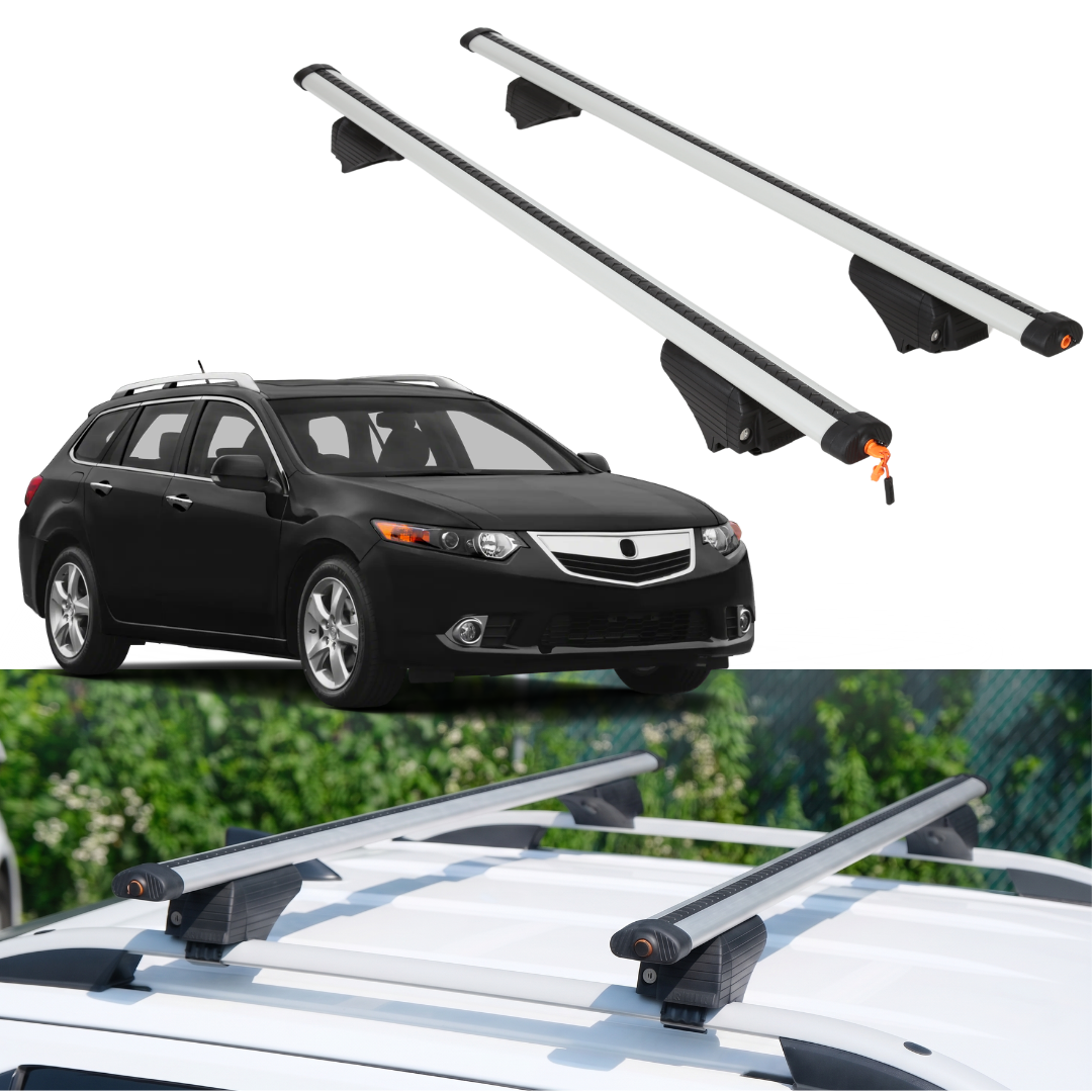 Roof Rack Crossbars for Acura TSX Sport Wagon 2011-2014 - Silver