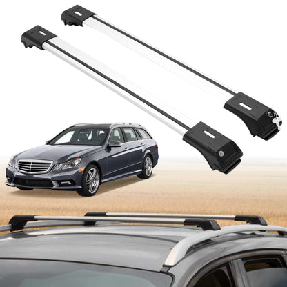 Roof Rack Crossbars for Mercedes-Benz E-Class 2011-2016 - Silver