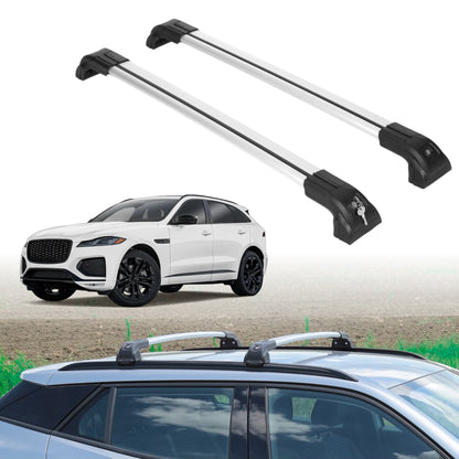 220 lbs Roof Rack Crossbars for Jaguar F-Pace 2017-2026 - Silver