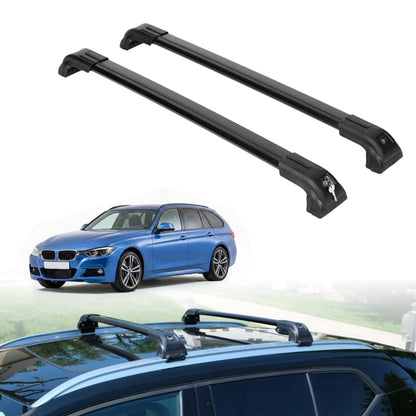 220 lbs Roof Rack Crossbars for BMW 3 Series Touring 2012-2019 - Black