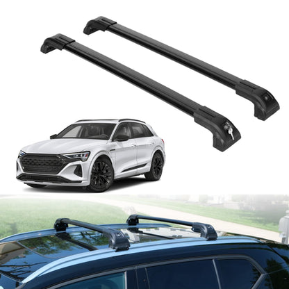 220 lbs Roof Rack Crossbars for Audi Q8 / Q8 e-tron 2019-2026 - Black