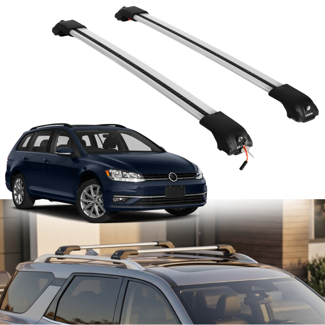 ERKUL Roof Rack Crossbars For VOLKSWAGEN GOLF SPORTWAGEN 2015-2019