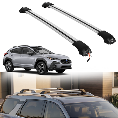 Roof Rack Crossbars for Subaru XV Crosstrek 2013-2026 - Silver