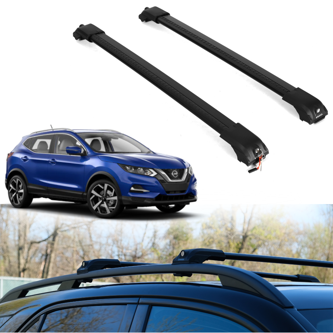 Roof Rack Crossbars for Nissan Rogue Sport 2017-2022 - Black