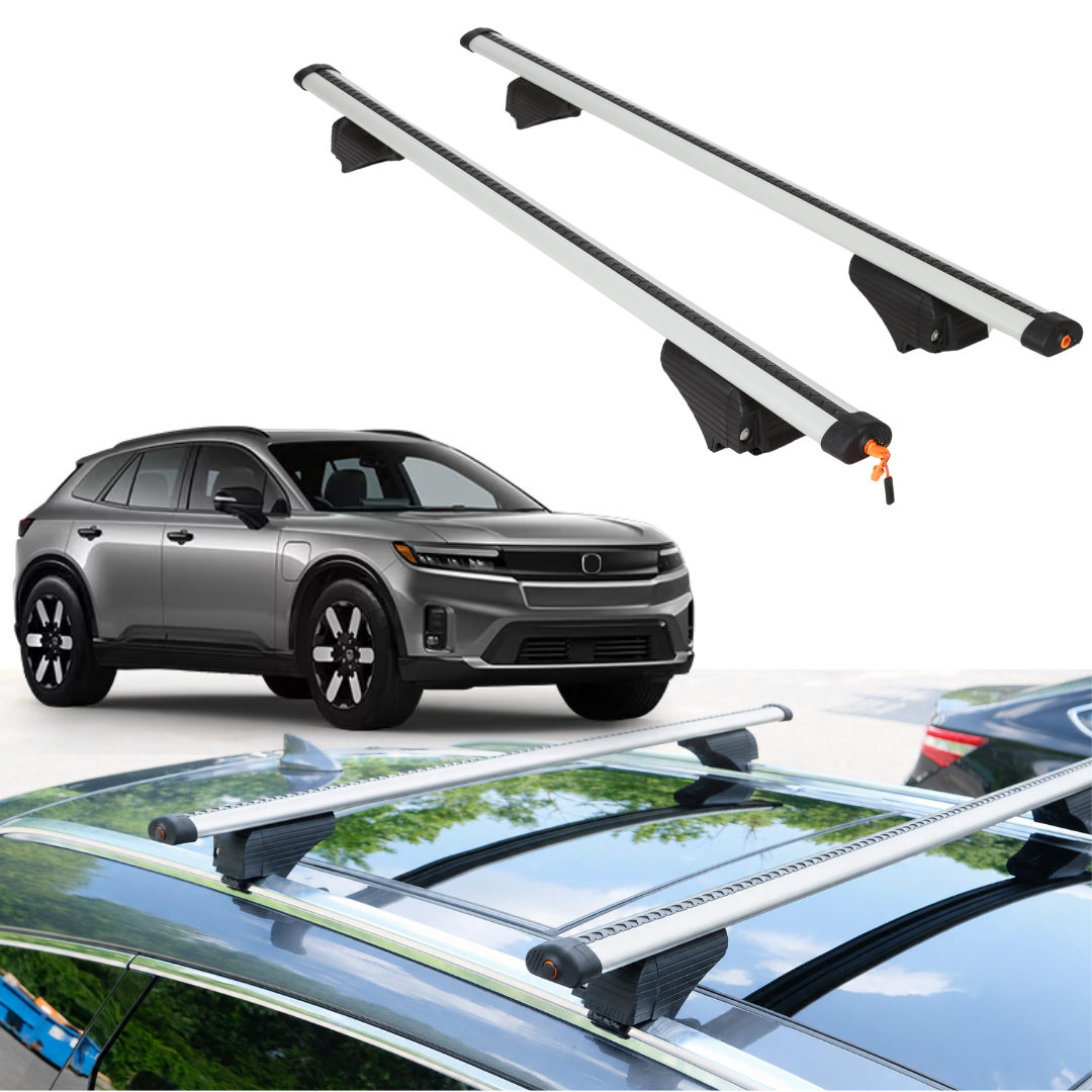 Roof Rack Crossbars for Honda Prologue 2024-2026 Fits Flush Rails - Silver
