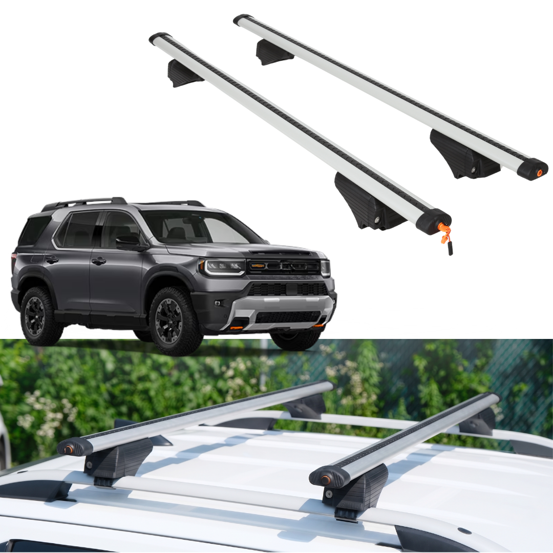 Roof Rack Crossbars for Honda Passport 2026 Fits Raised Rails - Silver