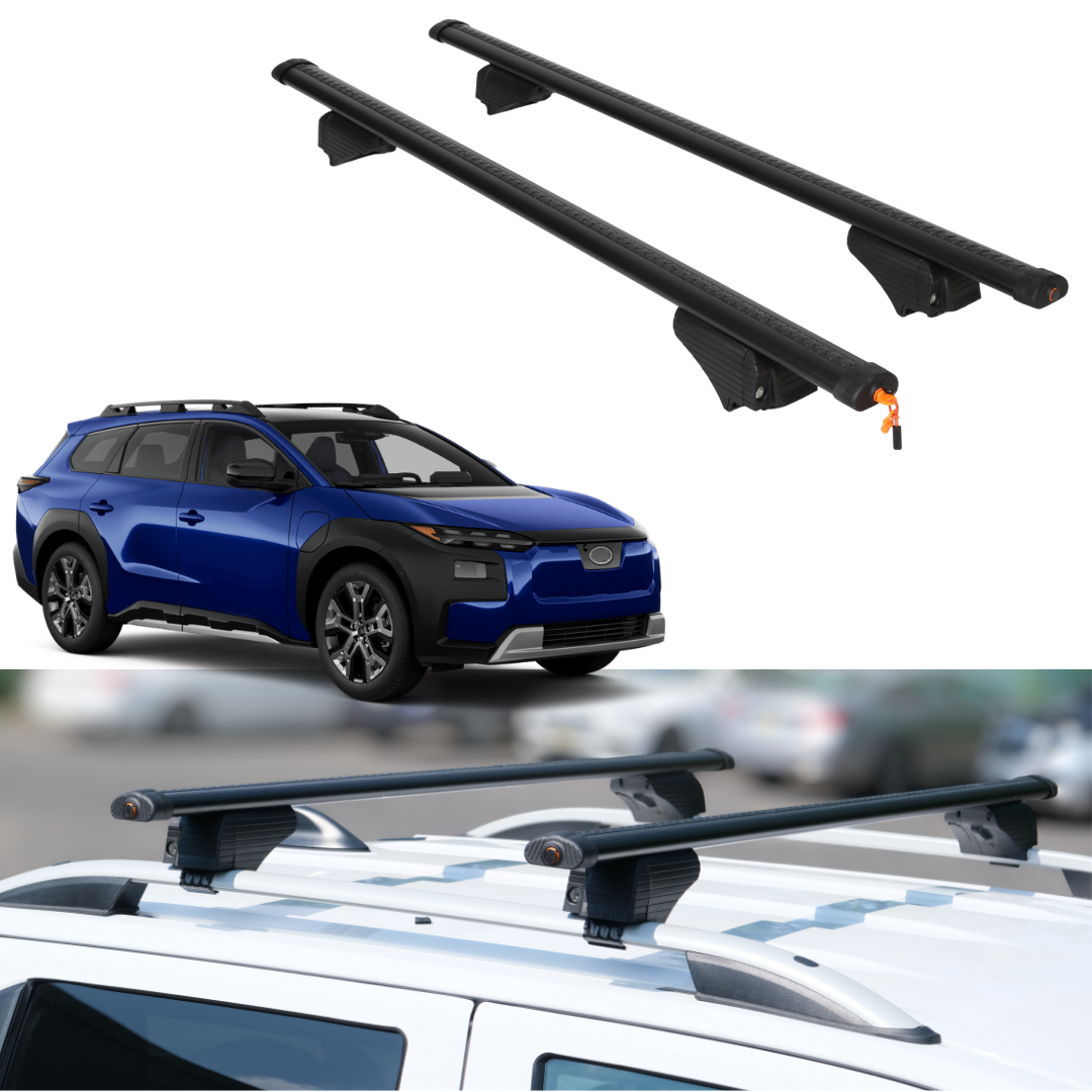 Roof Rack Crossbars for Subaru TrailSeeker 2026 Fits Raised Rails - Black