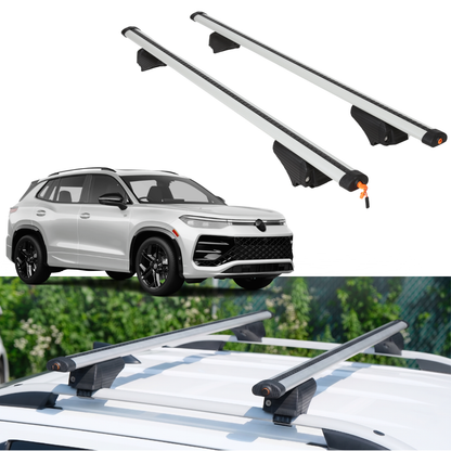 Roof Rack Crossbars for Volkswagen Tiguan 2025-2026 - Silver