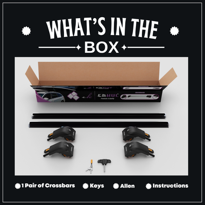 Premium Quality 220 lbs Load Rating Roof Rack Crossbars for Buick Enclave 2025-2026