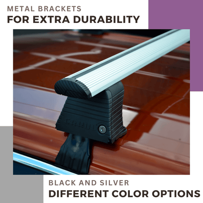 Roof Rack Bars for Mercedes-Benz B-Class Electric Drive 2014-2015 - Black