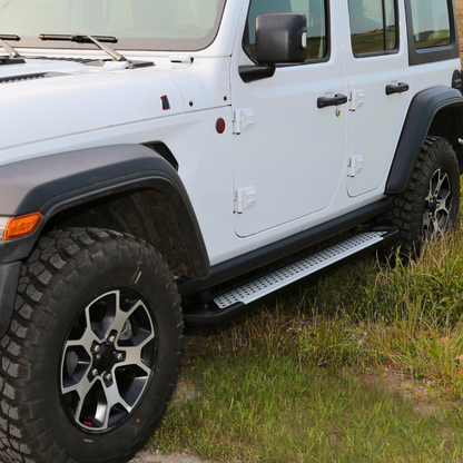 Erkul 5.2" Running Boards for Jeep Renegade 2015-2024 - 350 lb , | - Silver