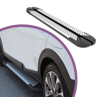 Erkul 5.2" Running Boards for Kia Soul 2008-2013 - 350 lb , | - Silver