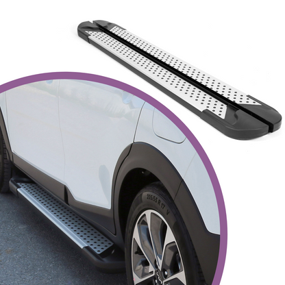 5" Running Boards for Fiat 500X 2016-2023 - 350 lb - Nerf Side Step Bars