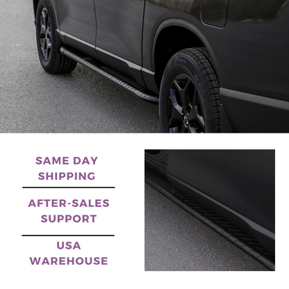 Erkul 5.2" Running Boards for Volkswagen Tiguan 2009-2017 - 350 lb - Black