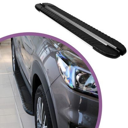 5" Running Boards for Audi Q3 2019-2025 - 350 lb - Nerf Side Step Bars