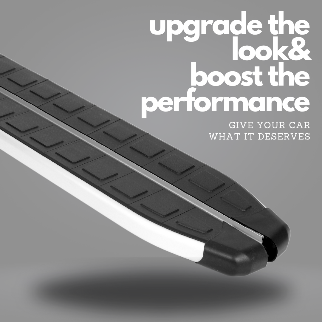 Erkul 5.2" Running Boards for Ford Escape 2013-2019 - 350 lb , | Easy | Silver