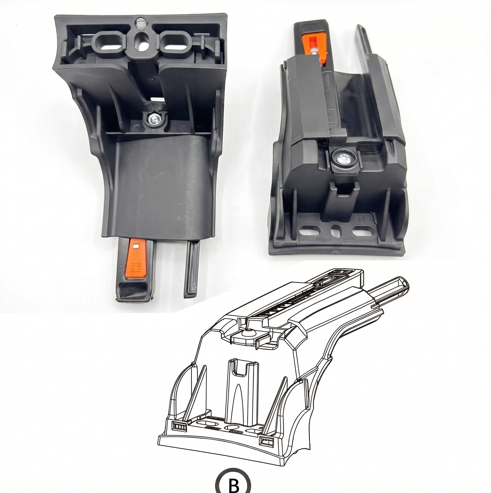 AeroGlide V3 (ECEM V3) - Replacement Parts for Fixed Point Roof Crossbars