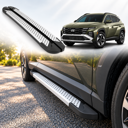 Erkul 5.2" Running Boards for Hyundai Tucson 2022-2026 - 350 lb - Black