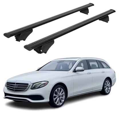 Roof Cross Bars with Extended Bar Design for Mercedes E-Class Wagon 2017-2023