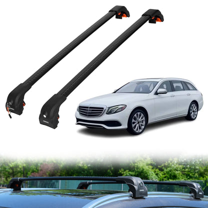 Heavy Duty 220 LBS Roof Rack Cross Bars for Mercedes E-Class Wagon 2017-2023