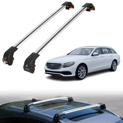 Heavy Duty 220 LBS Roof Rack Cross Bars for Mercedes E-Class Wagon 2017-2023