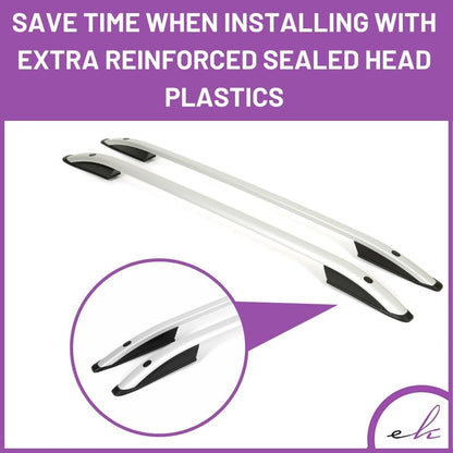 ERKUL Roof Rails Fits Ram Promaster City 15-22 Car Rack For Roof Aluminum Silver