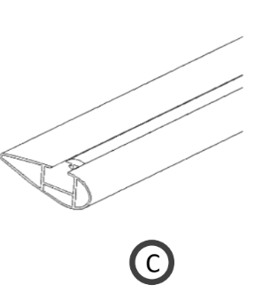 Skybar V1 -   Replacement   Parts   for   Raised Rails Crossbars
