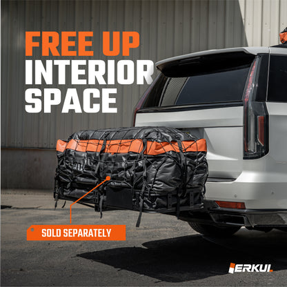 ERKUL TrekHaul 58x20" Hitch Cargo Carrier, 300 lb Steel, 2" Receiver