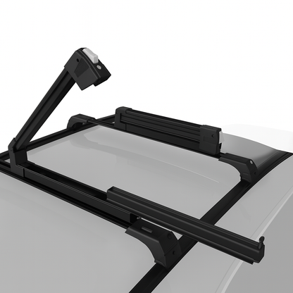 25" Universal Ski Rack for Car Roof Rack Crossbars 4 Pair Skis or 2 Snowboards