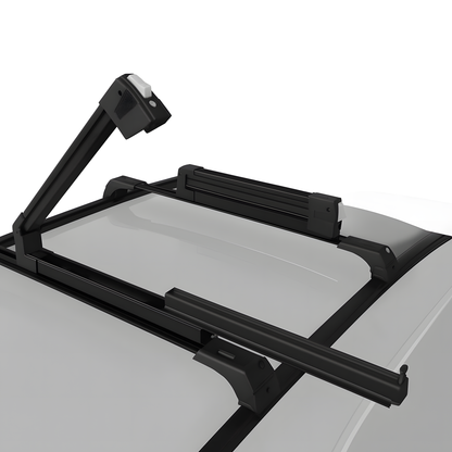 25" Universal Ski Rack for Car Roof Rack Crossbars 4 Pair Skis or 2 Snowboards