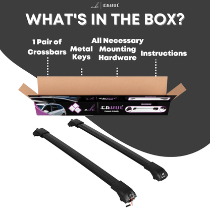 Roof Rack Crossbars for Nissan Pathfinder 2013-2021 - Black
