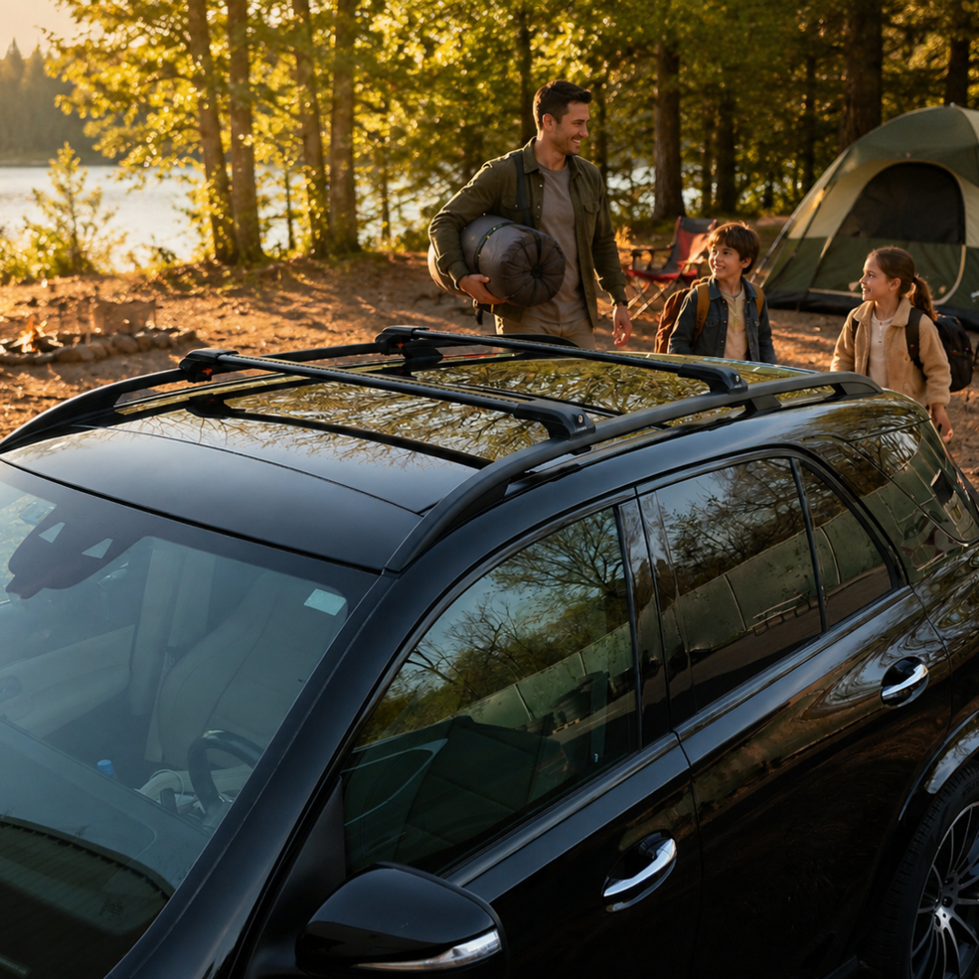 Roof Rack Crossbars for Mercedes-Benz GLE 2016-2019 - Black