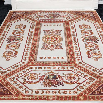 FERONIA Vintage Lucury 8x10 Area Rug - Machine Washable for Living Room Bedroom FR1009