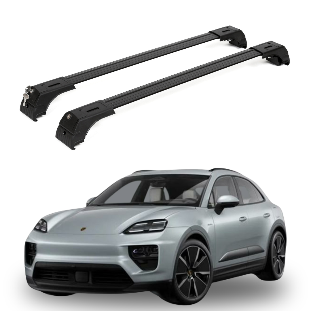 Erkul Roof Rack Crossbars for Porsche Macan 2024-2026 w/ Flush Rails - Black