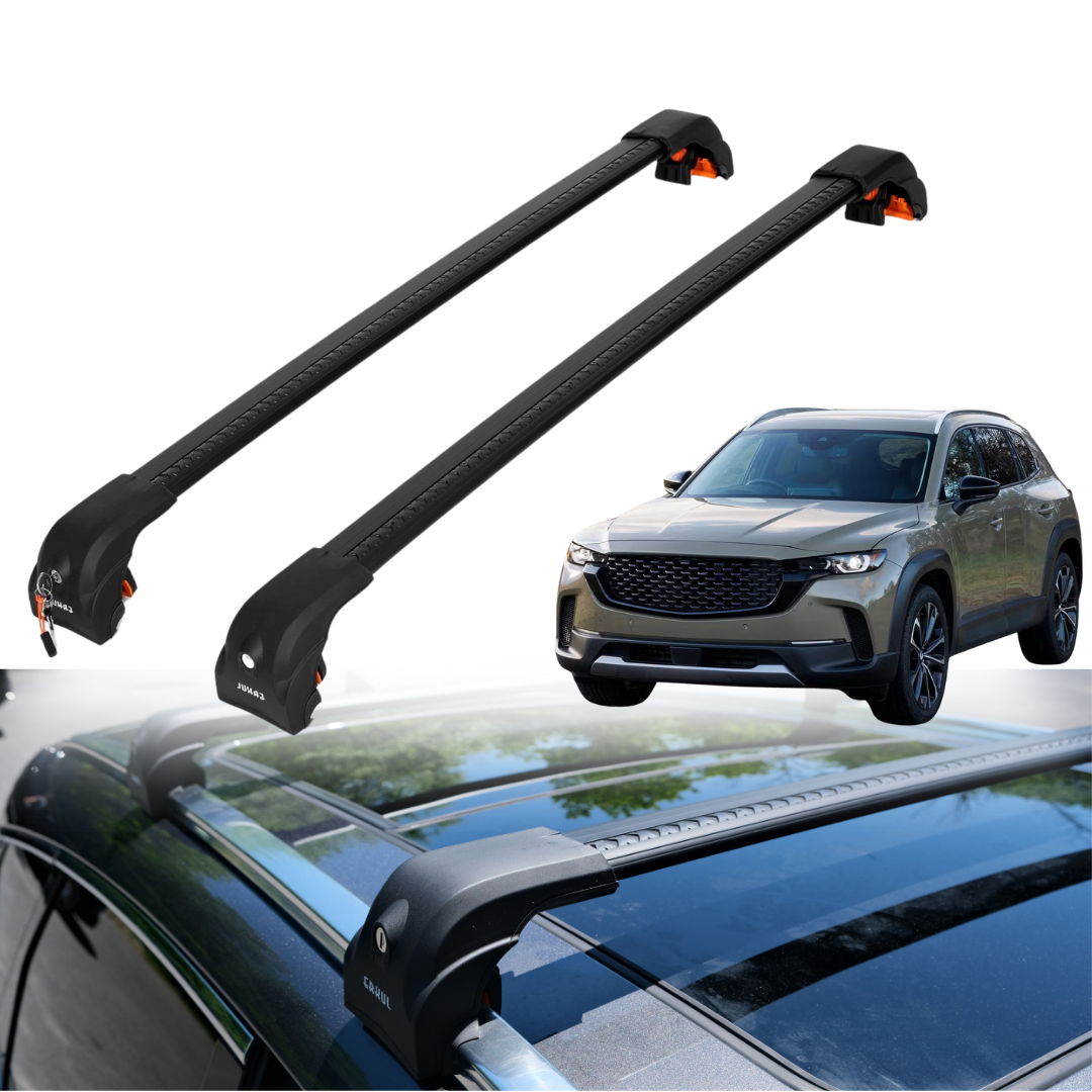 ERKUL Roof Rack Cross Bars for Mazda CX-5 CX5 2017-2025 - Black