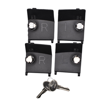 Replacement parts for Skybar V1 for Raised Roof Rails Metal Locking System with Metal Key