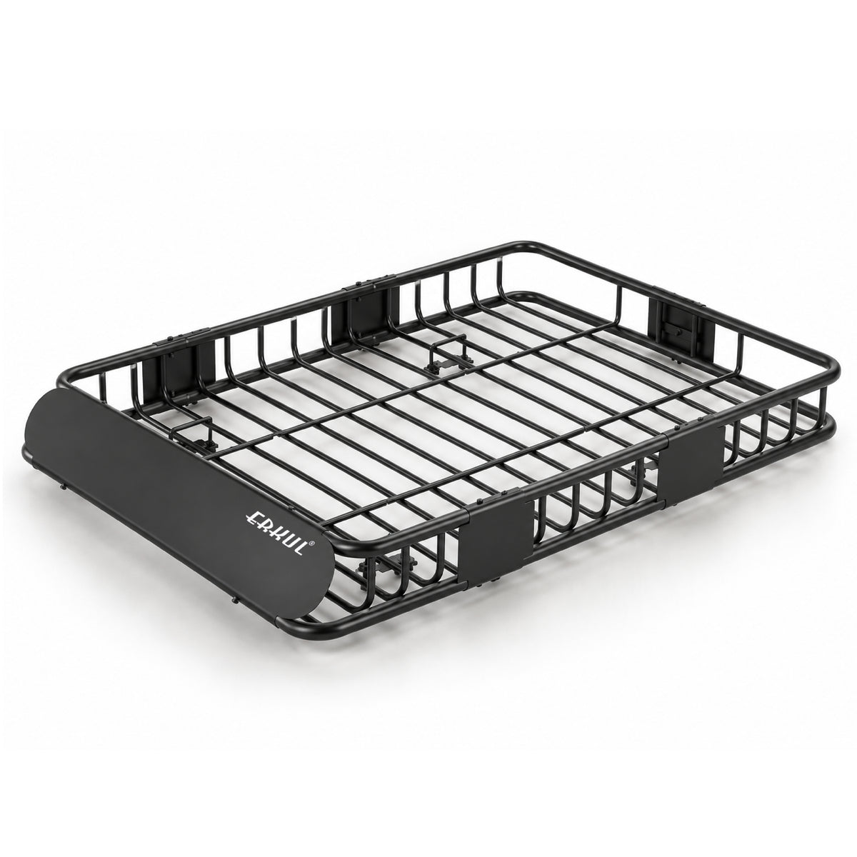 ERKUL AeroGlide Roof Cargo Basket 51x36", Steel, 175 lb, Wind Fairing