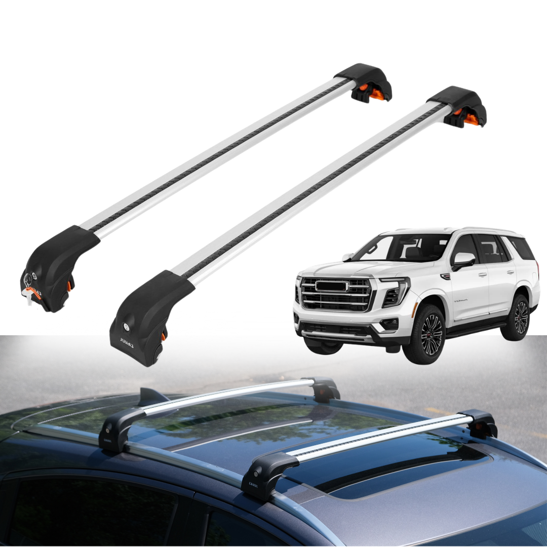 Erkul 220 LBS Heavy Duty Roof Rack Crossbars Fits GMC Yukon / Yukon XL 2021-2026