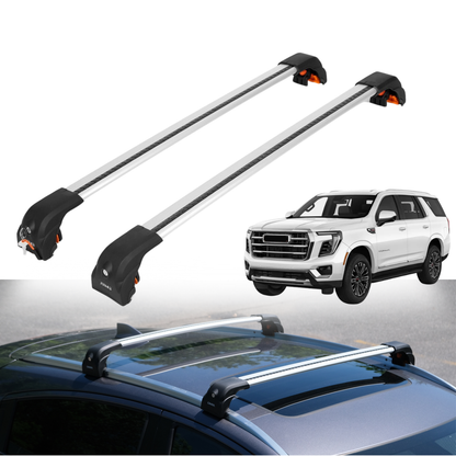 Erkul 220 LBS Heavy Duty Roof Rack Crossbars Fits GMC Yukon / Yukon XL 2021-2026