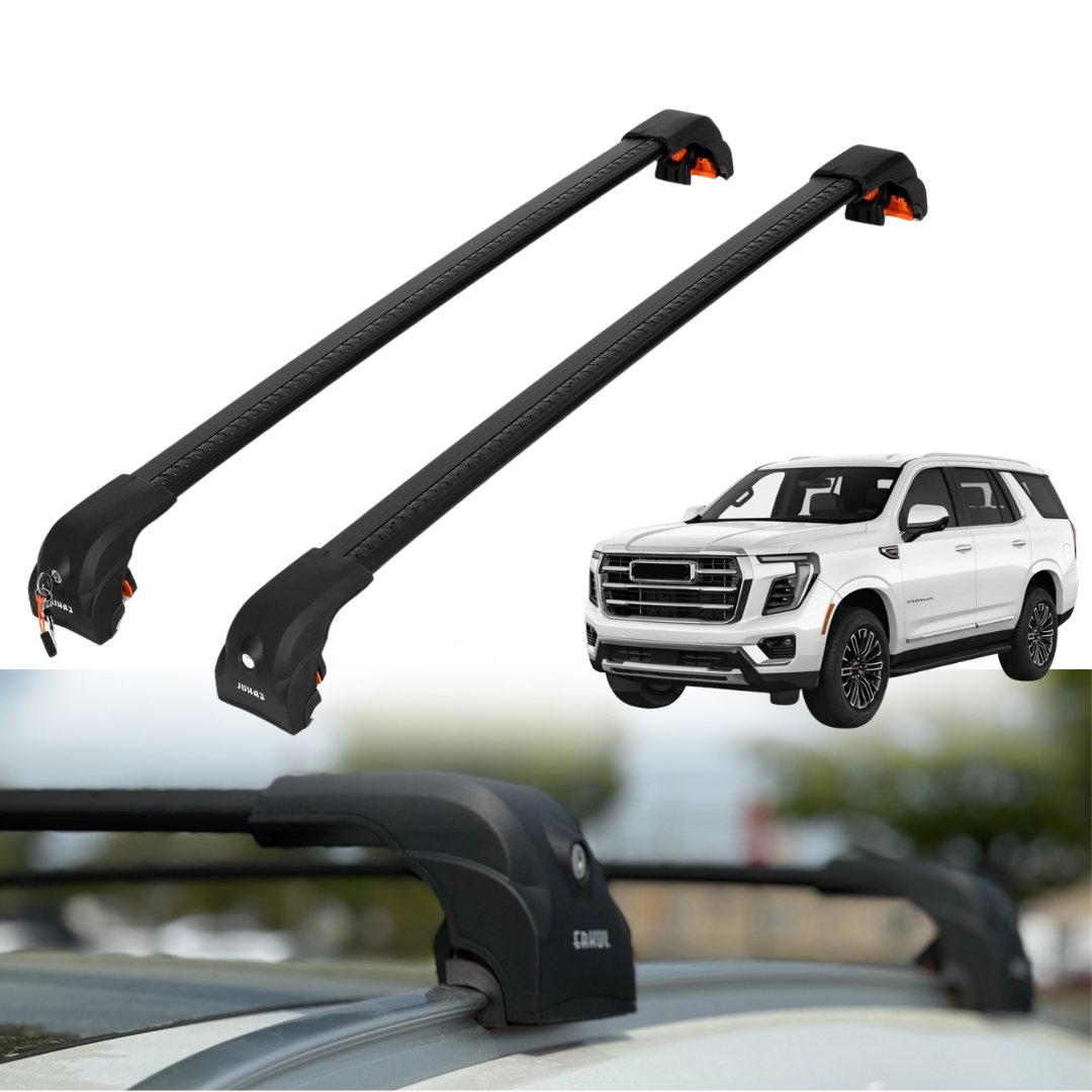Erkul 220 LBS Heavy Duty Roof Rack Crossbars Fits GMC Yukon / Yukon XL 2021-2026