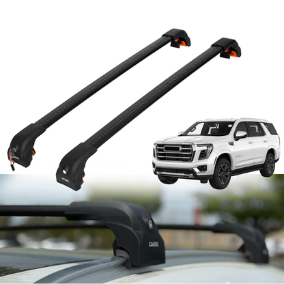 Erkul 220 LBS Heavy Duty Roof Rack Crossbars Fits GMC Yukon / Yukon XL 2021-2026